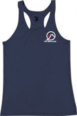Women's Badger Racerback Singlet, Navy